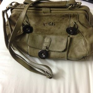 Lucky penny cross body leather bag size medium